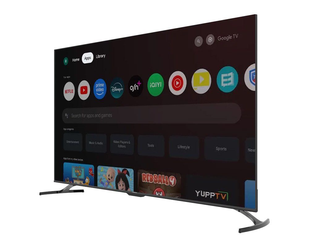 UガリTV Smart TV 3400 TORNADO 4K Smart Frameless TV
